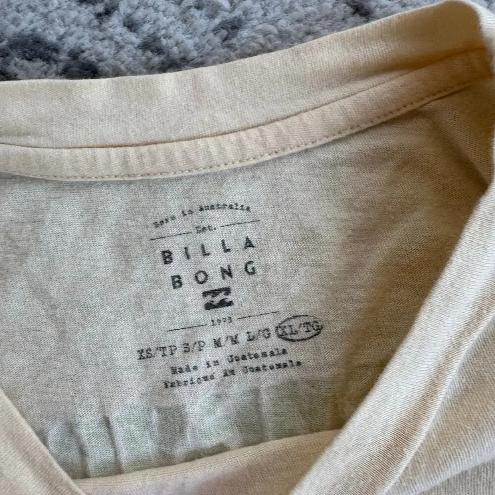 Billabong Free Your Mind - Long Sleeve T-Shirt for Women Sz XL - Picture 9 of 9